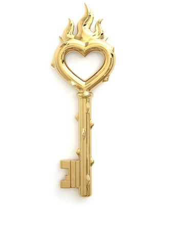 Seletti decorative porcelain key - Gold