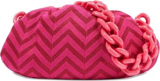 Missoni Clutch grande con motivo a zigzag - Rosa