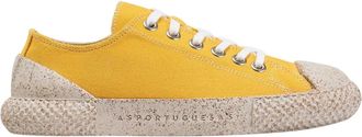 Asportuguesas Gele Textiel Sneakers Kurk Zool - Dames - Sneakers - Geel - 41 EU - Schoenen