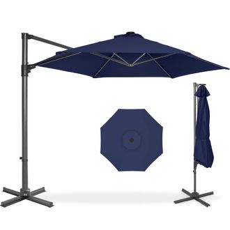 Best Choice Products 10ft 360&deg; Rotating Cantilever Offset Hanging Patio Umbrella