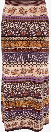 Ulla Johnson Langer Rock aus Rayon und Wolle Helene