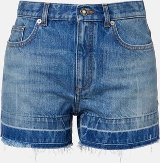 Givenchy Mid-rise denim shorts