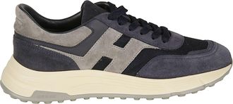 Hogan Grey Hyperlight Calf Leather Sneakers