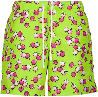 Palm Angels Kersenprint Zwemshorts - Heren - Strandmode - Veelkleurig - L - Badmode