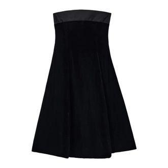 Emporio Armani Dames, Jurken, Zwart, Maat: XS Viscose