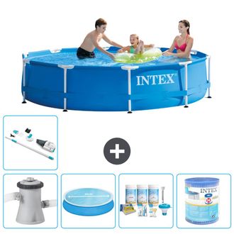 Intex Piscina Con Estructura Redonda - 305x76 Cm - 8-piezas S31640