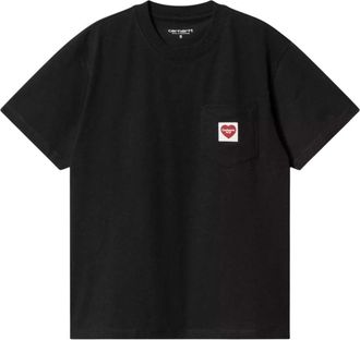 Carhartt Work in Progress Hombre, Camisetas, Negro, Talla: S