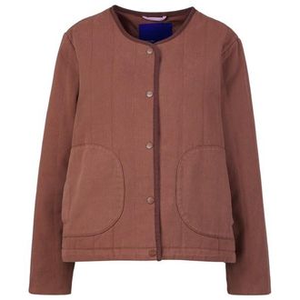 Selfhood Quilted Jacket Freizeitjacke f&uuml;r Damen | braun
