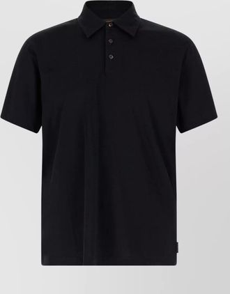 Zanone silk polo shirt