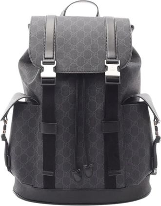 Gucci Zaino grande in tessuto GG Supreme 2016-2025 - Nero