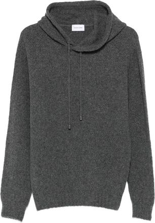 Scaglione Hooded Ribbed Sweater