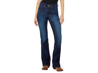 Ariat Real High-Rise Ballary Bootcut Jeans Womens Jeans Pennsylvania : 31 S, Spandex/Polyester/Denim