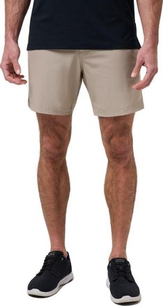 Travis Mathew Wanderlust 7-Inch Shorts in Khaki at Nordstrom, Size 30