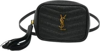 Saint Laurent Pre-owned Vintage leren schoudertas - Dames - Vintage Schoudertas - Zwart - ONE Size - Leer - Vintage