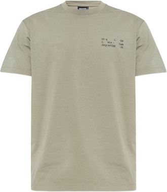 Dsquared2 Round Neck T-Shirt With Subtle Logo Detail