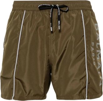 Balmain Bottoms - Heren - Strandmode - Groen - S - Polyester - Badmode