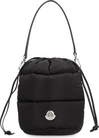 Moncler Womens Caradoc Bucket Bag Black Polyamide