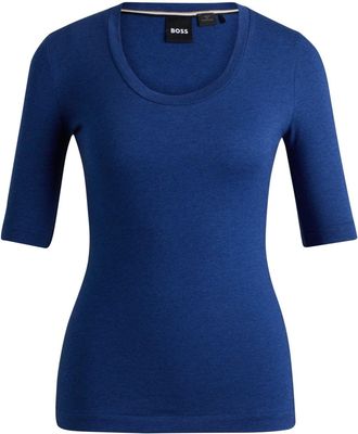 HUGO BOSS Womens Effilie2 10263640 01 in Open Blue - Size 8 UK