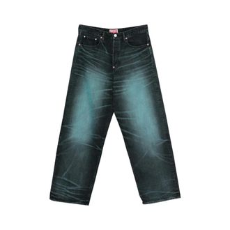 Kenzo Loose-fit Jeans, male, Blue, Size: W32 Washed Jeans