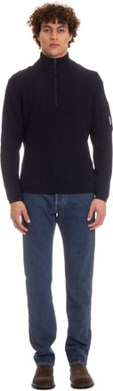 C.P. Company Half-Zip Wool Costa Inglese Sweater