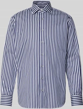 Eterna Modern Fit Business-Hemd mit Kentkragen in Marine, Größe 40