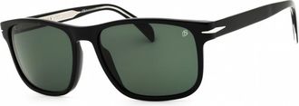 David Beckham Mens Black Rectangular Sunglasses DB1060S