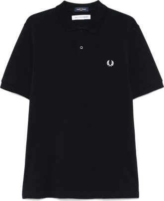 Comme Des Gar&ccedil;ons Polo Shirt met Slogan - Heren - Polos - Blauw - M - Katoen - Tops