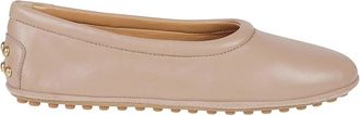 Tod's Metal Dots Ballerina - Dames - Ballerinas - Roze - 39 EU - Leer - Schoenen
