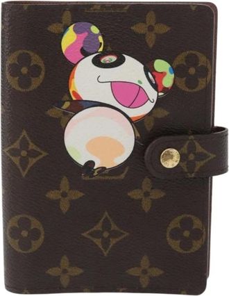 Louis Vuitton Pre-owned Accessories, female, Brown, Size: ONE SIZE Pre-owned Vintage Monogram Canvas Agenda Cover