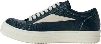 Rick Owens Vintage Lage Sneakers - Heren - Sneakers - Zwart - 40 EU - Leer - Schoenen
