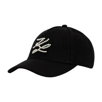 Karl Lagerfeld Dames, Accessoires, Zwart, Maat: ONE Size Wol