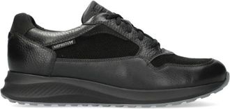 Mephisto Stijlvolle Heren Sneaker - Heren - Sneakers - Zwart - 44 1/2 EU - Leer - Schoenen