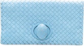 Bottega Veneta Pre-owned Bottega Veneta Nappa Intrecciato Turn Lock Clutch Ladies B036731220