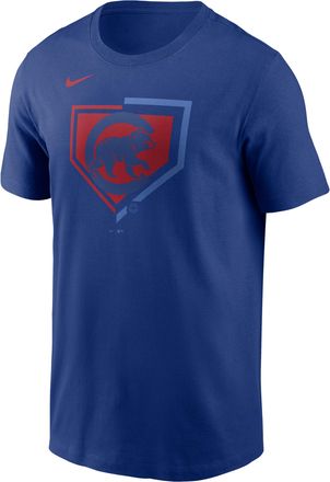 Nike Chicago Cubs Icon Nike Mens MLB T-Shirt in Blue | N1994EWEJ-1E5