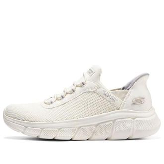 Skechers (WMNS) Skechers Knitted Running Shoes Beige 117502-OFWT