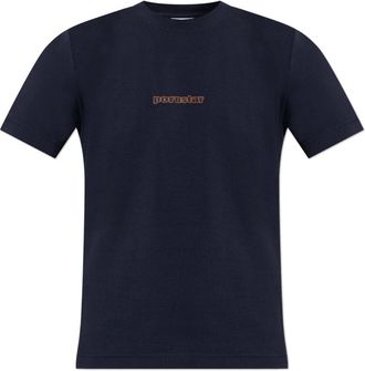 VETEMENTS Pornstar T-Shirt - Heren - T-shirts - Blauw - S - Katoen - Tops