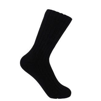 Peper Harow Ribbed Womens Bed Socks - Black