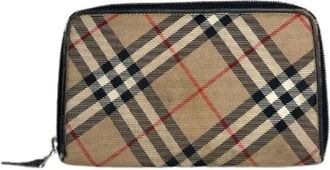 Burberry Pre-owned Wallets, female, Beige, Size: ONE SIZE Pre-owned Nova Check Wallet