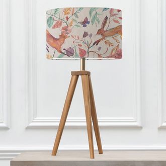 Voyage Maison Aratus Table Lamp With Leaping Into The Fauna Eva Lampshade in Brown