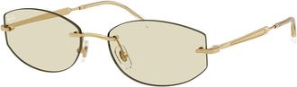 Ray-Ban RB3792 001/MG Mens Sunglasses Gold Size 55