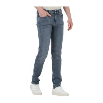 HUGO BOSS Jeans, Heren, Grijs, W31 L34, Slim Fit Delaware Jeans, Grijs