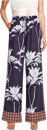 Ciebon Eriene Floral Mix Print Pants In Multi