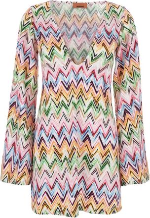Missoni Dames, Jurken, Veelkleurig, Maat: 2XS Viscose