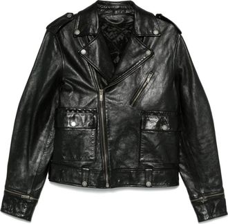Golden Goose Heren, Jassen, Zwart, Maat: M Leer