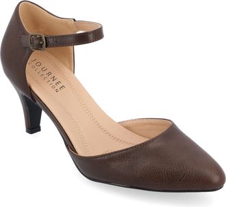 Journee Collection Women & apos;s Bettie Medium and Wide Width Pumps