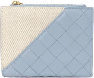 Bottega Veneta Pre-owned Lamb Canvas Portemonnee - Dames - Vintage Accessoires - Veelkleurig - ONE Size - Leer - Vintage
