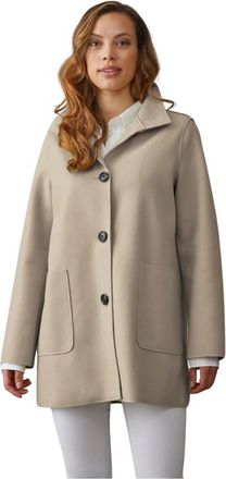 Junge Feminine Ivory Jas Comfort Fit - Dames - Zomerjassen - Beige - 2XL - Polyester - Jassen