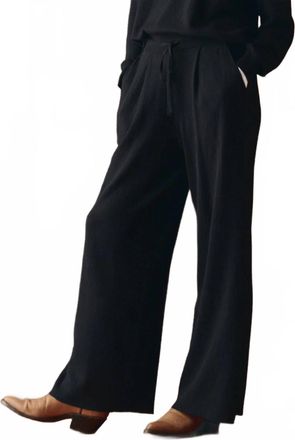 The Great. Relaxed Trouser Pant In Black