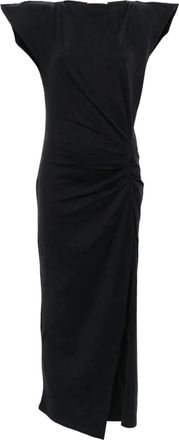 Isabel Marant Black Nadela Long Jersey Dress
