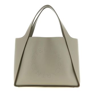 Stella McCartney Logo Bag Shopping Bag - female - Stella McCartney - Shopping Bags - Beige - ONE SIZE - Bags
